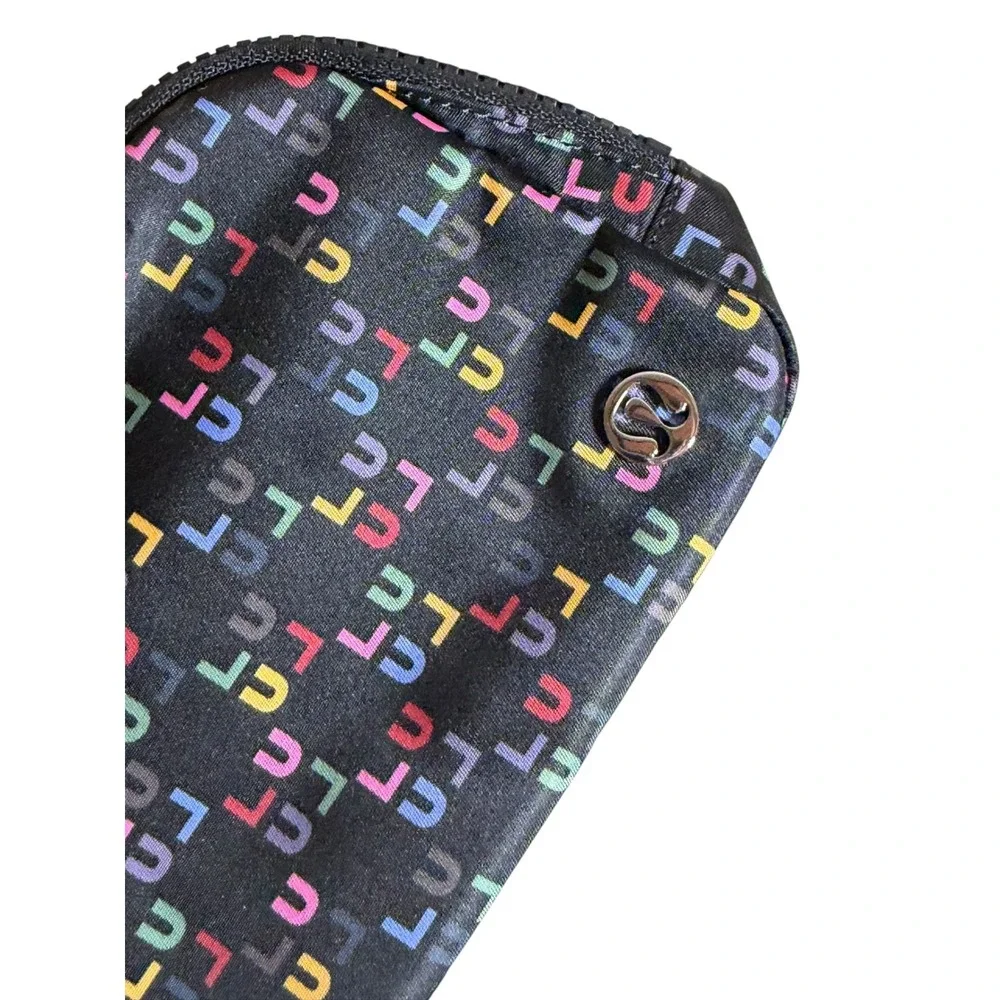 Lululemon Everywhere Belt Bag 1L Multicolor Logo Print Black LU9B48S NWT